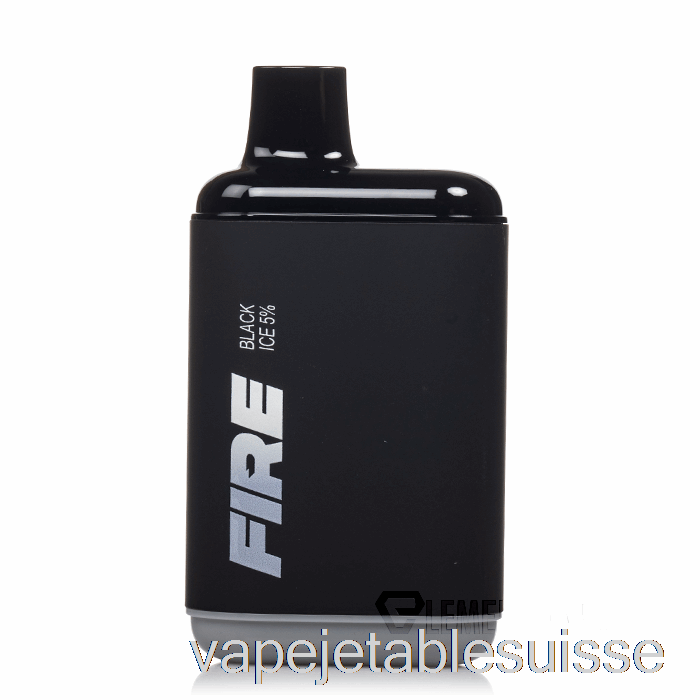 Vape Suisse Fire Xl 6000 Jetable Glace Noire